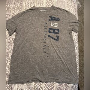 Aeropostale Gray Graphic Tee